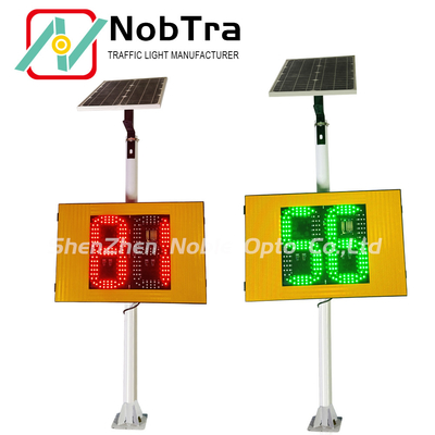 60Watt Solar Radar Detection With Red And Green Speed Limit Sign