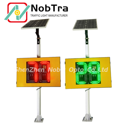 60Watt Solar Radar Detection With Red And Green Speed Limit Sign
