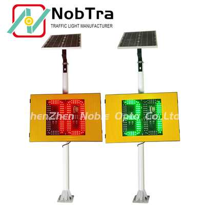 60Watt Solar Radar Detection With Red And Green Speed Limit Sign