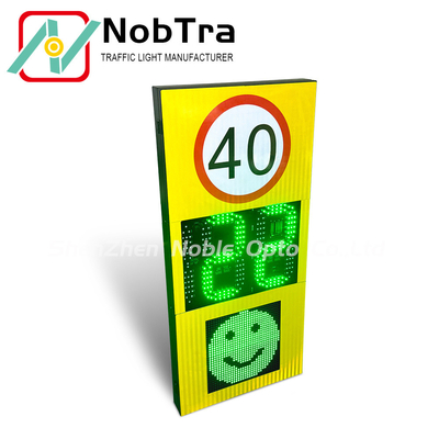 IP54 Waterproof Solar Powered LED Radar Speed Sign Display