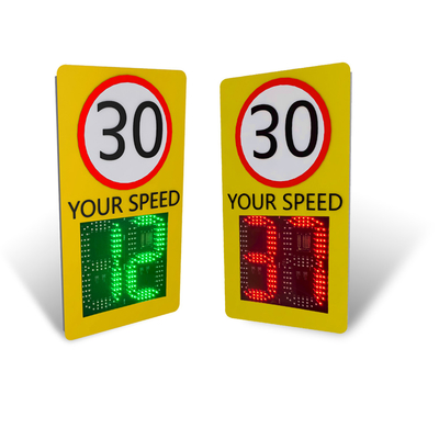 Integrated Solar LED Radar Speed Signs AC110-220VAC DC12/24V Solar Powered